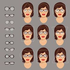 Female Face Shapes, Glasses Shapes, Womens Face, Face Types, Diy Body Care