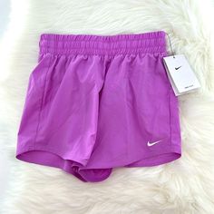 New With Tags Nike Kid's Loose Fit Shorts With Liner - Purple Size: Medium Brand New With Tags And No Flaws To Be Noted. Brand New Loose Fit Perfect For Everyday. Smoke Free. Ships Next Business Day. Grey Nike Shorts, Nike Basketball Shorts, Jordan Shorts, Nike Athletic Shorts, Nike Pro Shorts, Nike Bottoms, Nike Dri Fit Shorts, Nikes Girl, Purple Shorts