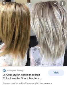 Shaggy Bob For Thinning Hair, Grey Hair With Platinum Highlights, Silver Hair Highlights Blonde, Blonde Gray Hair Color Ideas, Teasy Lights Blonde, Grey Blending Highlights Blondes, Sand Blonde Hair