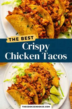 the best crispy chicken tacos