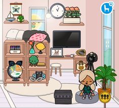 a room filled with furniture and lots of clutter