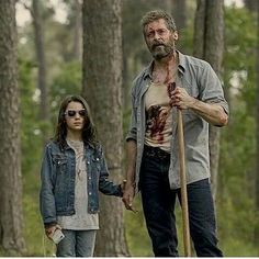 Logan & Laura (X-23)- Logan movie 2017. Hugh Jackman Logan 2017, Xmen X23, Logan Laura, Mutants Xmen, Logan Movie, Laura Movie, Logan 2017, Logan Movies