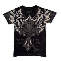 Black Y2k Top With Sublimation Print, Grunge Shirts, Affliction Clothing, 2000s Clothing, Grunge Shirt, Baggy Clothes, Swaggy Outfits, Shirts Women, Grunge Style