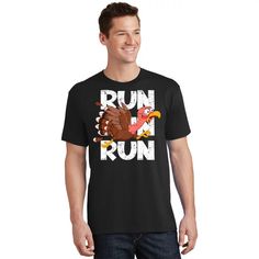 Funny Turkey Pilgrim Thanksgiving Day Running Turkey Trot T-Shirt | TeeShirtPalace Fun Sports T-shirt Short Sleeve, Fun Sports T-shirt With Short Sleeves, Fun Sports Short Sleeve T-shirt, Fun Pre-shrunk Sports T-shirt, Sports Crew Neck T-shirt With Funny Print, Pilgrim Thanksgiving, Surf Hoodies, Turkey Dress, Thanksgiving Pilgrims