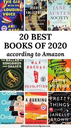 the 20 best books of 2020 according to amazon's top 10 authors in one place