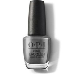 With high-quality formulas, fashion-forward nail polish colors and iconic names, OPIs heavily-pigmented Nail Lacquers are super rich, long-lasting, chip-resistant and deliver up to seven days of wear time. Each Nail Lacquer features OPIs exclusive ProWide Brush for flawless application.  OPI's NAIL POLISH formula that reinvented quality nail color is your top choice if you enjoy updating your manicure weekly  OPI Nail Lacquer NAIL POLISH provides up to 7 days of wear and easily removes with Expe Wonder Nails, Opi Top Coat, Grey Nail Polish, Opi Colors, Opi Polish, Metallic Nail Polish, Gray Nails, Clean Slate, Opi Nail Lacquer