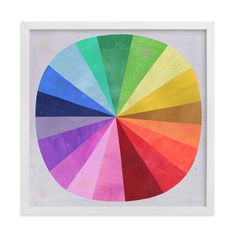 the color wheel is shown in different colors