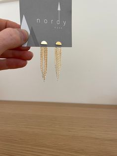 Mazzy Tassel FRINGE EAR Jackets/fringe Earrings/ Gold Tassel Earrings/ Dangle Earrings/ Boho Earrings/art Deco Earrings / Nordymade - Etsy Gold Tassel Earrings, Jacket Earrings, Dangle Earrings Boho, Ear Jacket Earring, Deco Earrings, Earrings Art, Ear Jacket, Jewellery Ideas, Art Deco Earrings