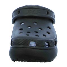 Experience a whole new level of comfort and style with our Crocs Classic Platform Clog for Women. These aren't your average clogs; we've elevated the iconic Classic Clog to create a more fashionable and sleek look. Featuring a 41-mm wedge heel for a subtle boost and a sophisticated silhouette, these clogs combine Crocs' renowned comfort with modern aesthetics. The contoured outsole not only enhances your outfit but ensures durable wearability, perfect for fashion-forward young adults. Customize your pair with Jibbitz™ charms on the adjustable heel strap and top strap to express your unique style. Step into comfort with Iconic Crocs Comfort™: lightweight, flexible, and provides 360-degree comfort. Perfect for those who want a blend of classic and contemporary. Black Low-top Clogs For Outdoor, Cheap Slip-resistant Black Clogs, Comfortable Non-slip Black Clogs, Black Non-slip Comfortable Clogs, Functional Black Non-slip Clogs, Platform Clogs, Sleek Look, Modern Aesthetics, Strap Heels