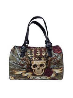 "PLEASE CONTACT US FOR RESALE PRICE US Handmade Handbag Doctor Bag with \"Skulls Duggery\" Pattern Satchel Style, Cotton Fabric, New DIMENSIONS: 13\" LENGTH X 9\" HEIGHT X 6\" WIDTH * 7\" Double Handle * COMPLETELY RED SATIN LINING INSIDE * INSIDE ZIPPER COMPARTMENT * INSIDE POCKET * TOP ZIPPER CLOSURE * 4 LAYERS OF FABRIC * SHINY SHIMMERING COLORS * BE SURE TO COMPARE TO DIMENSIONS ABOVE You can ALSO pick any fabrics from our \"SITE\": PLEASE EMAIL ME TO MAKE SURE THAT THE FABRIC IS AVAILABLE: Doctor Bag Purse, Doctor Bag, Shiny Fabric, Handmade Handbags, Fancy Bags, Monogrammed Leather, Pocket Top, Red Satin, Leather Satchel