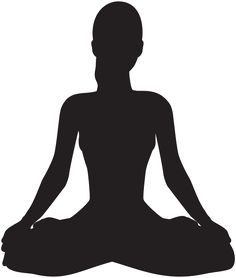 a person sitting in the middle of a yoga pose