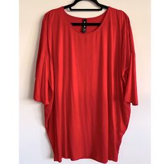 Nwt Agnes And Dora Red Dolman Tunic Size Xxl Super Soft And Flowy, Comfortable Fabric! Would Look Great With Jeans And Leggings, Especially For The Holidays! Oversized Red Blouse For Spring, Red Oversized Blouse For Spring, Red Oversized Tops For Loungewear, Oversized Red Top For Loungewear, Oversized Red Fall Blouse, Oversized Red Summer Top, Red Crew Neck Blouse With Relaxed Fit, Dora Black, Batwing Sleeve Top