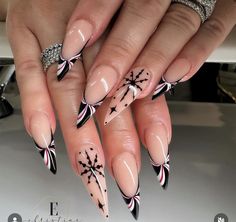 Stilettos Nails, Bedazzled Nails, Art Deco Nails, Acrylic Toe Nails, Claw Nails