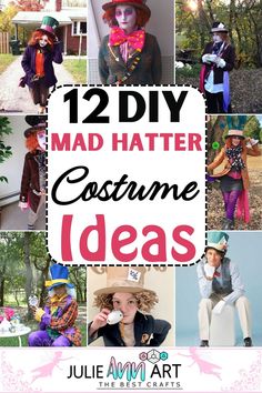 the collage shows many different costumes for adults and children to make them look like they are