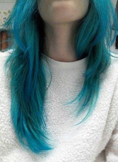 Blue Hair And Eyebrows, Blonde And Turquoise Hair Highlights, Light Blue Dyed Hair, Turquoise Hair Aesthetic, Torquise Hair, Cyan Blue Hair, Greenish Blue Hair, Colours For Cool Skin Tones, Light Teal Hair