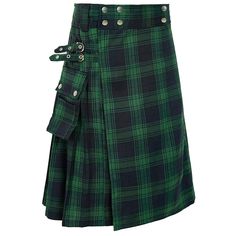 PRICES MAY VARY. Design: Kilt for Men Traditional Highland Tartan Utility Kilt Scottish Mens Kilt,Traditional Scottish Utility Kilt for Men equipped with double buckles, adjustable for optimal fit Features: Equipped with belt loops; Double row buttons on both sides of the waist; Open side pocket Occasion: This style of Men Utility Kilt is specially designed for formal Scottish , Irish and Highland formal wedding parties and also for playing Highland Games, Christmas Party Notice: Please refer to 90s Fashion Mens, Steampunk Skirts, Punk Mode, Traditional Skirts, Gothic Mode, Scottish Style, Gothic Skirt, Utility Kilt, Kilt Skirt