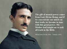 a man with a moustache on his face and an old quote from the bible