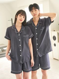 Composition : rayon 70%, nylon 30%Color : Gray_one-size fits all, Gray_Men's XL, Gray_One-size-fits-all, Gray_One-size-fits-all, Indigo_Men's XL, Indigo_One-size-fits-all, Indigo_One-size-fits-allCountry of Origin : CHINA Casual V-neck Sleepwear For Home, Casual V-neck Sleepwear, Matching Relaxed Fit Loungewear Sets, Relaxed Fit Matching Loungewear Sets, Matching Short Sleeve Sleepwear For Sleepovers, Gray Cotton Sleepwear For Bedtime, Casual Solid Pajama Shorts For Sleepover, Casual Sleepwear Matching Set With Short Sleeves, Casual Sleepwear With Matching Set And Short Sleeve