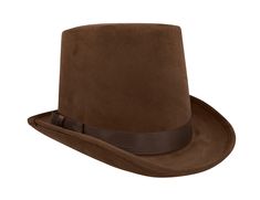 Steampunk Hatter, Top Hat Costume, Steampunk Top, Steampunk Top Hat, Steampunk Hat, Suede Top, Suede Tops, Brown Chocolate, Ultra Classic