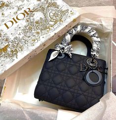 Bag Black Aesthetic, Tas Dior, Dior Purse, Lady Dior Handbag