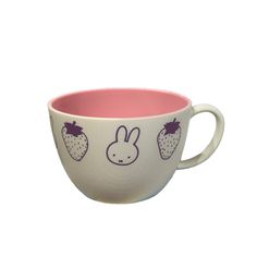 Miffy Strawberry Mug Cute Homeware, Miffy Mug, Miffy Strawberry, Mug Cup Design, Mug Design Ideas, Cute Dishes, Items Png, Strawberry Mug, Mugs Collection