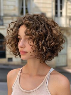 Explore Top Curly Bob Haircuts: Styles for Every Face Shape & Hair Type Short Curly Hairstyles Oval Face, Nonbinary Curly Hair, Long Curly Bob Haircut, Curly Bob With Fringe, Medium Curly Bob, Curly Bob Haircut, Curly Bob Haircuts, Curly Angled Bobs