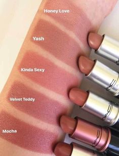 Mac Nude Lipstick, Loreal Lipstick, Ombre Lipstick, Mauve Lipstick, Lip Shades