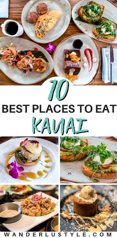 the top ten places to eat in kauai