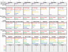 21 Day Fix Menu Plan 21 Day Fix Schedule, Clean Eating Menu, 21 Day Meal Plan