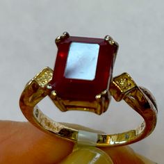 Nwt 4.87 Ct Malagasy Ruby & Zircon Silver Ring. Size 7. Ltd Edit 1 Of 70 Made! See Photo Of Certificate Of Authenticity For All Details Of Gemstones & Metals. If You Have Questions, Please Ask/Comment Here Before Purchase! K 5-26-24 Djb Anniversary Emerald Ring With Vs Clarity, Anniversary Ruby Ring With Diamond Accents, Yellow Gold Ruby Ring With Vs Clarity, Emerald Cut Ruby Ring With Diamond Accents For Anniversary, Formal Baguette Cut Ruby Ring, Hallmarked Emerald Cut Ruby Anniversary Ring, Classic Octagon Ruby Ring For Anniversary, Anniversary Hallmarked Ruby Ring, Swirl Diamond Ring