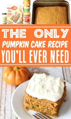 the only pumpkin cake recipe you'll ever need