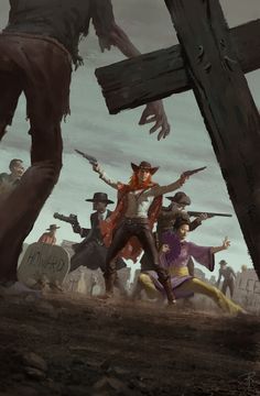 Western Horror Art, Western Fantasy Art, Deadlands Art, Deadlands Rpg, Horror Western, Steampunk Character, Weird West, Western Artwork, Savage Worlds