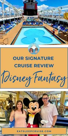 the disney fantasy cruise review with mickey and minnie mouse