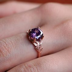 Dainty Amethyst Engagement Rings for Women 925 Silver Ring | Etsy Turkey Amethyst Engagement Rings, February Birthstone Ring, Amethyst Ring Engagement, Engagement Rings For Women, Ring Purple, Purple Crystal, Ring Minimalist, 925 Silver Ring, February Birthstone