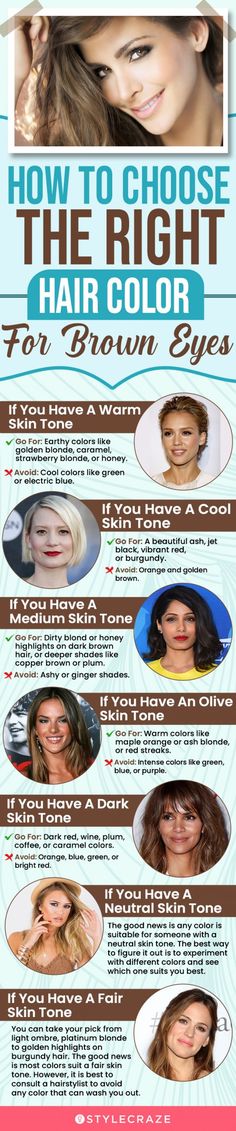 Best Hair Color For Brown Eyes Olive Skin, Blonde Brown Eyes, Best Hair Color, Skin Undertones, Olive Skin Tone