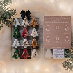 twelve days of christmas wax melts in a box