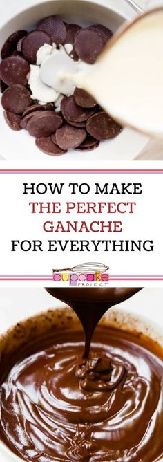 how to make the perfect ganache for everything in your home or kitchen with chocolate and marshmallows