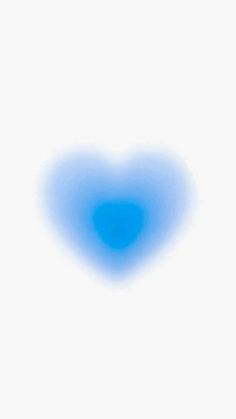 a blue heart on a white background