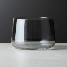 Neat Smoked Tasting Glass + Reviews | CB2 Round Concrete Dining Table, Modern Drinking Glasses, Modern Cocktail Glasses, Cranberry Vodka, Concrete Dining Table, Standard Furniture, Bar Gifts, Old Fashioned Glass, Glass Decanter