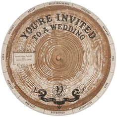 a wooden wedding plate with the words you're married to a wedding on it