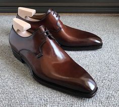 Christmas Dark Brown Leather Chukka Dress Design Handsome Shoes sold by Handmade Envy on Storenvy Milind Gaba, Shoe Maker, Brown Leather Dress Shoes, Brown French, Formal Dress Shoes, Brown Leather Dress, Custom Made Shoes, Bespoke Shoes, Oxford Dress Shoes