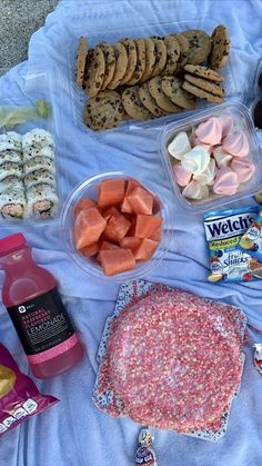 the food is laid out on the table ready to be eaten