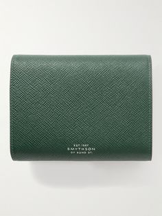 Everyone should be familiar with a few good card games to pass some time, be it poker, gin rummy or a solo play of solitaire. Smythson's case, designed for carrying two standard decks, has been crafted in Italy from the label's signature cross-grain 'Panama' leather and comes with both a notepad and pencil for tracking scores. Green Luxury Card Holder With Interior Slots, Luxury Green Wallets With Rfid Blocking, Luxury Green Wallet With Rfid Blocking, Formal Green Wallet With Rfid Blocking, Elegant Green Formal Card Holder, Luxury Green Wallets With Card Slots, Formal Green Wallet With Card Slots, Green Wallet With Card Slots For Formal Occasions, Playing Card Case