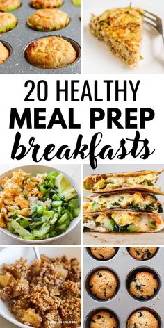 20 healthy meal prep breakfasts that are easy to make and delicious for the whole family