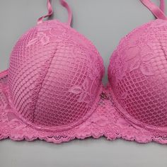 Xoxo Intimates 38c Pink Push Up Bra Mesh Adjustable Straps Under Wire. Fast Shipping Pink Push-up Bra With Lace Closure, Pink Full Cup Bra With Lace Closure, Feminine Pink Bra With Lace Closure, Phone Holster, Walker Boots, Blush Makeup, Garment Bags, Rain And Snow Boots, Push Up Bra