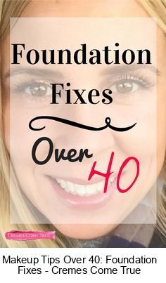 Makeup Tips Over 40: Foundation Fixes I've learned some makeup tips over 40, specifically foundation tips, that help me deal with the frequent changes in my skin. Maybe you have this problem, too... My over-40 skin changes its personality from one day to the next. It's what I call "skinconsistent." Will it be dry and flaky skin? Or #over40 Best Drugstore Foundation, Mascara Hacks, Makeup Over 40, Makeup Tips Foundation, Anti Wrinkle Skin Care, Drugstore Foundation, Skin Regimen, Facial Wrinkles