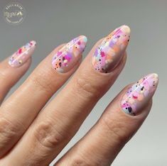 Cute Short Nail Designs, Sns Nails Designs, Nail Art Color, Almond Nail Designs, Trendy Nail Polish, Abstract Nail, Cute Short Nails, Acrylic Nail Set, Sns Nails