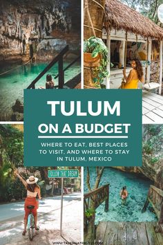 tulum on a budget with text overlay