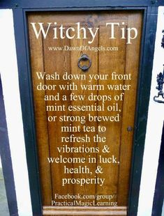 Mop Water Witch, Full Moon Sage Cleanse, New Home Cleansing Ritual, House Witchery, House Cleansing, Good Luck Spells, Witchy Tips, Witch Rituals, Easy Spells