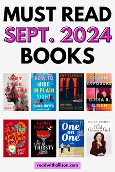 books with the title must read sep 20 - 24, and how to use them